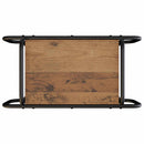 vidaXL Dohányzóasztal Antik Fa 60 x 30 x 51 cm Szerelt Fa