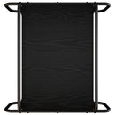 vidaXL Dohányzóasztal Fekete Tölgy 60 x 60 x 51 cm Szerelt Fa