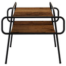 vidaXL Dohányzóasztal Antik Fa 60 x 60 x 51 cm Szerelt Fa