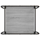 vidaXL Dohányzóasztal Szürke Sonoma 70 x 50 x 51 cm Szerelt Fa
