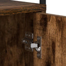 vidaXL Éjjeliszekrény Füstös Tölgy 35 x 36,5 x 56 cm Szerelt Fa