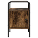 vidaXL Éjjeliszekrény 2 db Füstös Tölgy 35 x 36,5 x 56 cm Szerelt Fa