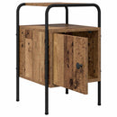 vidaXL Éjjeliszekrény Antik Fa 35 x 36,5 x 56 cm Szerelt Fa