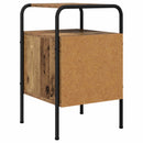 vidaXL Éjjeliszekrény Antik Fa 35 x 36,5 x 56 cm Szerelt Fa