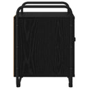 vidaXL Éjjeliszekrény 2 db Fekete Tölgy 35 x 36,5 x 50 cm Szerelt Fa