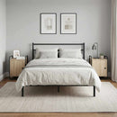 vidaXL Éjjeliszekrény 2 db Sonoma Tölgy 35 x 36,5 x 50 cm Szerelt Fa