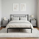 vidaXL Éjjeliszekrény 2 db Szürke Sonoma 35 x 36,5 x 50 cm Szerelt Fa
