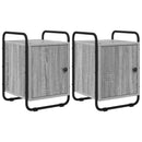 vidaXL Éjjeliszekrény 2 db Szürke Sonoma 35 x 36,5 x 50 cm Szerelt Fa