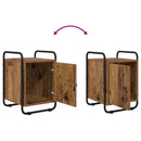 vidaXL Éjjeliszekrény Antik Fa 35 x 36,5 x 50 cm Szerelt Fa