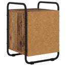 vidaXL Éjjeliszekrény 2 db Antik Fa 35 x 36,5 x 50 cm Szerelt Fa