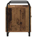vidaXL Éjjeliszekrény 2 db Antik Fa 35 x 36,5 x 50 cm Szerelt Fa