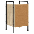 vidaXL Éjjeliszekrény 2 db Sonoma Tölgy 35 x 36,5 x 61 cm Szerelt Fa