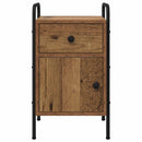 vidaXL Éjjeliszekrény 2 db Antik Fa 35 x 36,5 x 61 cm Szerelt Fa