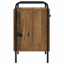 vidaXL Éjjeliszekrény 2 db Antik Fa 35 x 36,5 x 61 cm Szerelt Fa