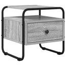 vidaXL Éjjeliszekrény 2 db Szürke Sonoma 40 x 39,5 x 40 cm Szerelt Fa