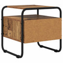 vidaXL Éjjeliszekrény Antik Fa 40 x 39,5 x 40 cm Szerelt Fa