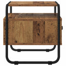 vidaXL Éjjeliszekrény Antik Fa 40 x 39,5 x 40 cm Szerelt Fa