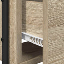 vidaXL Öltözködőasztal Sonoma Tölgy 100 x 36,5 x 136 cm Szerelt Fa