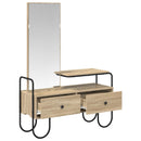 vidaXL Öltözködőasztal Sonoma Tölgy 100 x 36,5 x 136 cm Szerelt Fa