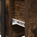 vidaXL Öltözködőasztal Füstös Tölgy 100 x 36,5 x 136 cm Szerelt Fa