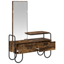 vidaXL Öltözködőasztal Füstös Tölgy 100 x 36,5 x 136 cm Szerelt Fa