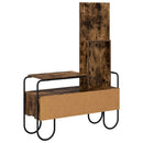 vidaXL Öltözködőasztal Füstös Tölgy 100 x 36,5 x 136 cm Szerelt Fa
