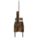 vidaXL Öltözködőasztal Füstös Tölgy 100 x 36,5 x 136 cm Szerelt Fa