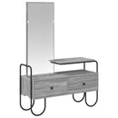 vidaXL Öltözködőasztal Szürke Sonoma 100 x 36,5 x 136 cm Szerelt Fa