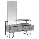 vidaXL Öltözködőasztal Szürke Sonoma 100 x 36,5 x 136 cm Szerelt Fa