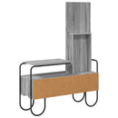 vidaXL Öltözködőasztal Szürke Sonoma 100 x 36,5 x 136 cm Szerelt Fa