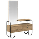 vidaXL Öltözködőasztal Kézműves Tölgy 100 x 36,5 x 136 cm Szerelt Fa