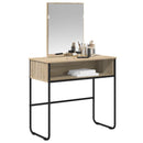 vidaXL Öltözködőasztal Sonoma Tölgy 81 x 40 x 131 cm Szerelt Fa