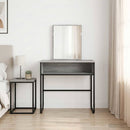 vidaXL Öltözködőasztal Szürke Sonoma 81 x 40 x 131 cm Szerelt Fa