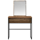vidaXL Öltözködőasztal polcokkal Antik Fa 81 x 40 x 131 cm Szerelt Fa