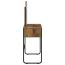 vidaXL Öltözködőasztal polcokkal Antik Fa 81 x 40 x 131 cm Szerelt Fa