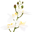 vidaXL Mesterséges orchidea növény cserépben Fehér 45 x 15 x 65 cm