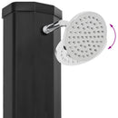vidaXL Napozó zuhany fejjel és csapteleppel 40 l PVC, ABS, Cinkötvözet