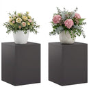 vidaXL Növényállvány 2 pcs Fekete 30 x 30 x 40 cm Acél