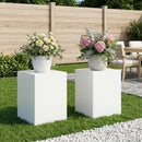 vidaXL Növényállvány 2 pcs Fehér 30 x 30 x 40 cm Acél