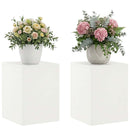 vidaXL Növényállvány 2 pcs Fehér 30 x 30 x 40 cm Acél