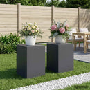 vidaXL Növényállvány 2 pcs Antracitszürke 30 x 30 x 40 cm
