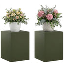 vidaXL Növényállvány 2 pcs Olajzöld 30 x 30 x 40 cm Acél