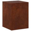 vidaXL Növényállvány Rozsdás 30 x 30 x 40 cm Időjárásálló Acél