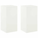 vidaXL Növényállvány 2 pcs Fehér 30 x 30 x 60 cm Acél