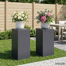 vidaXL Növényállvány 2 pcs Antracitszürke 30 x 30 x 60 cm