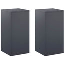 vidaXL Növényállvány 2 pcs Antracitszürke 30 x 30 x 60 cm