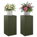 vidaXL Növényállvány 2 pcs Olajzöld 30 x 30 x 60 cm Acél