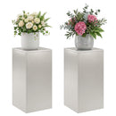 vidaXL Növényállvány 2 pcs Ezüst 30 x 30 x 60 cm Acél