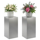 vidaXL Növényállvány 2 pcs Ezüst 30 x 30 x 60 cm Rozsdamentes Acél