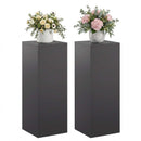 vidaXL Növényállvány 2 pcs Fekete 30 x 30 x 80 cm Acél